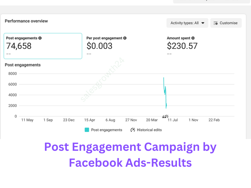 Post Engagement Campaign by Facebook Ads-Result1