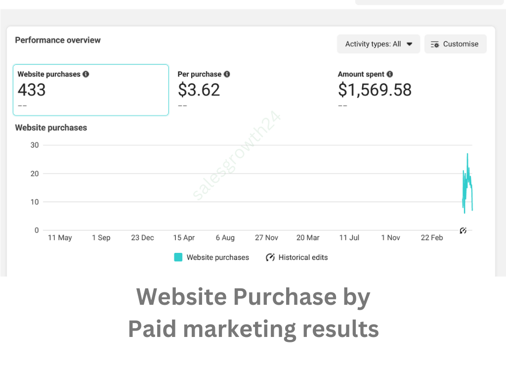 Website Purchase by Paid marketing results-1
